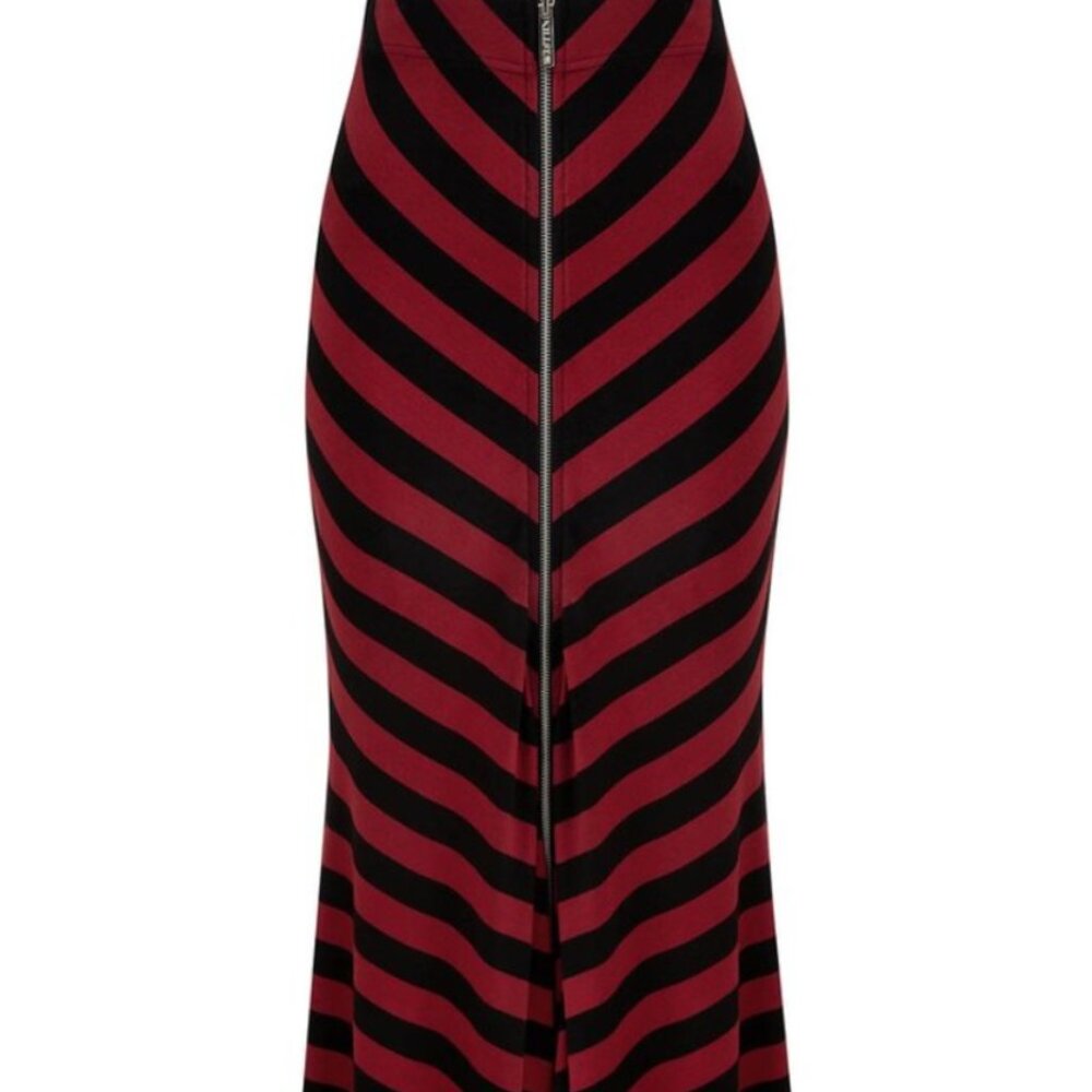 killstar Aubrey maxi skirt - Blood